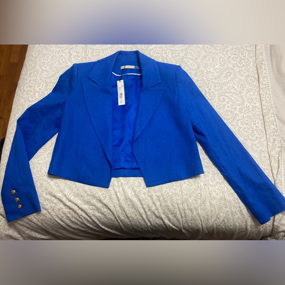NWT Alice and Olivia Sapphire Denny Blazer